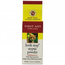 Kwik-Stop Styptic Powder for Cats 1.5 ounces