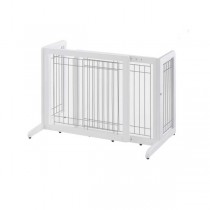 Richell Freestanding Pet Gate Small White 26.4" - 40.2" x 17.7" x 20.1" - R94156