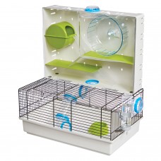 Midwest Critterville Arcade Hamster Home Clear, Green, Blue 18.11" x 11.61" x 21.26"