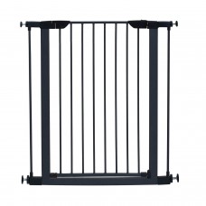 Midwest Glow in the Dark Steel Pressue Mount Pet Gate Tall Graphite 29.5" x 38" x 29.88"