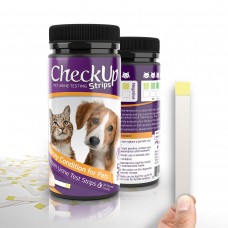 Coastline Global CheckUp Dog and Cat Urine Testing Strips for Detection of Kidney Condition 50 count 4" x 1.5" x 1.5"