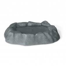 K&H Pet Products Birdbath Unheated 1 Gallon Gray 17'' x 23.5'' x 4''