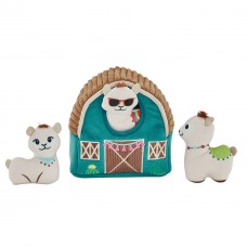 Outward Hound Hide A Llama Plush Dog Toy Teal 6.75" x 4" x 6"