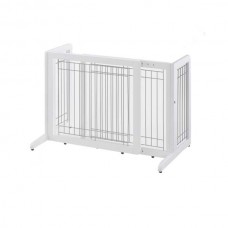 Richell Freestanding Pet Gate Small White 26.4" - 40.2" x 17.7" x 20.1" - R94156