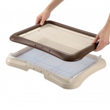 Richell Paw Trax Mesh Training Tray Brown 25.2" x 18.9" x 1.6" - R94553