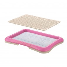 Richell Paw Trax Mesh Training Tray Pink 25.2" x 18.9" x 1.6" - R94555