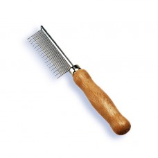 Coastal Pet Products Safari Dog Shedding Comb Wood 7" x 1.2" x 0.75"