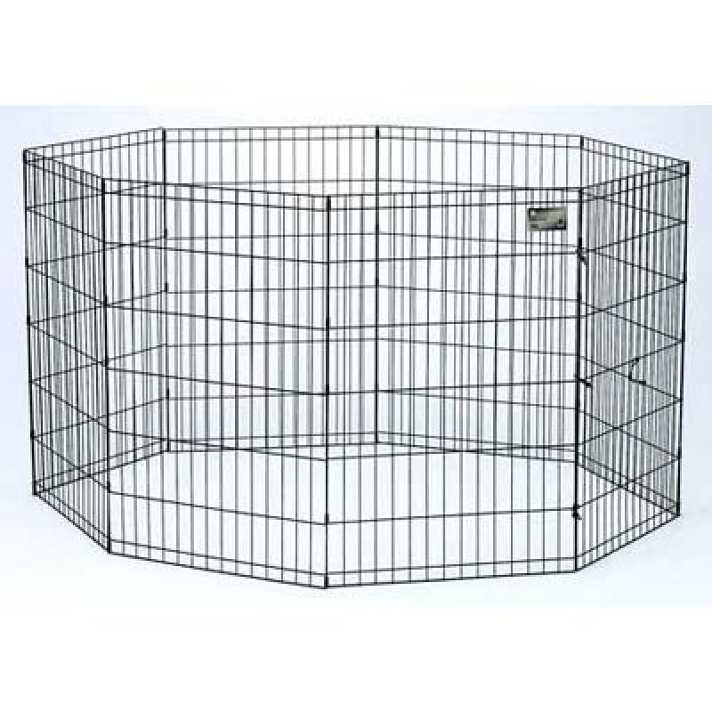 Midwest Black E-Coat Pet Exercise Pen